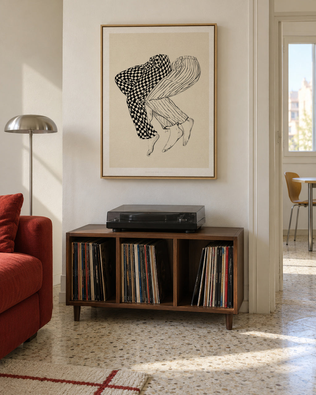 Jlr Love1 Copy - Framed canvas in an interior