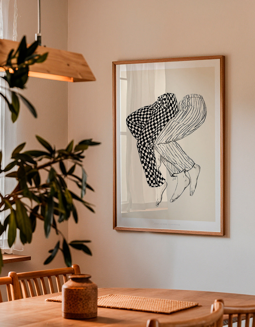 Illustration av sammanflätade ben – Product2