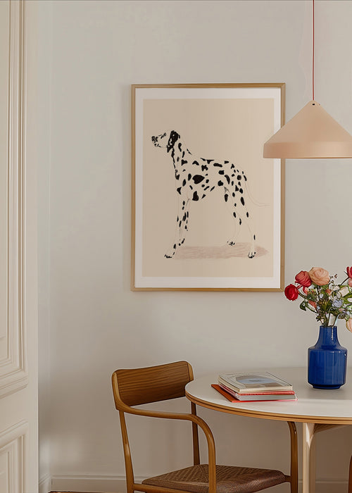Dalmatiner konst i minimalistisk linje – Product1