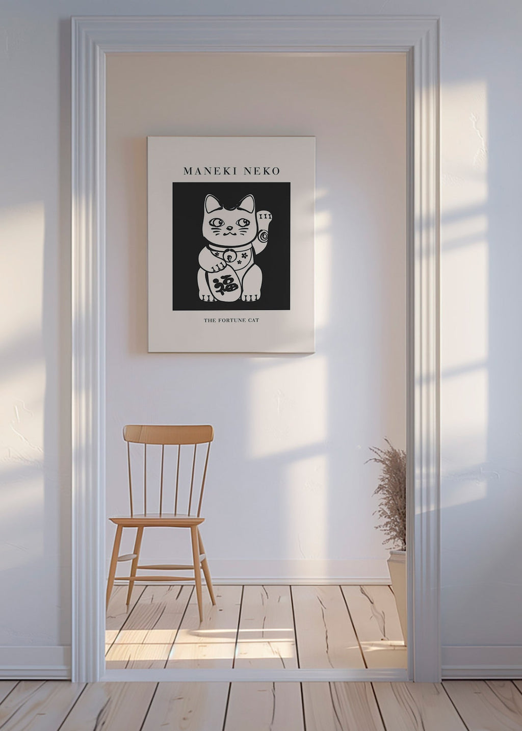 Maneki Neko illustration – Canvas