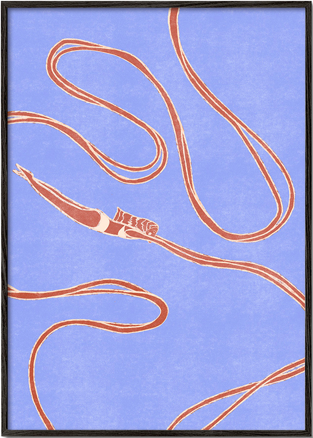 Illustration: simmare med flytande band – Black Frame