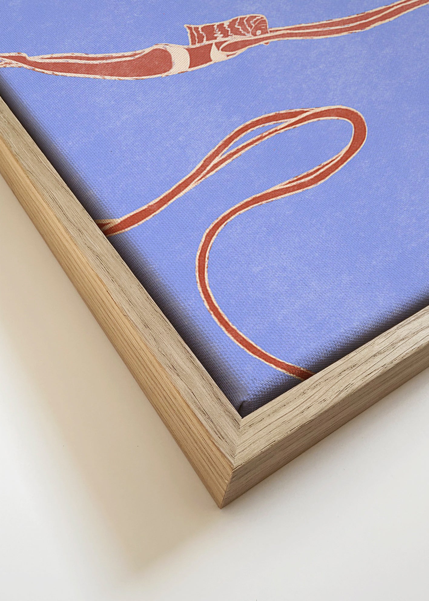 Illustration: simmare med flytande band – Canvas detail
