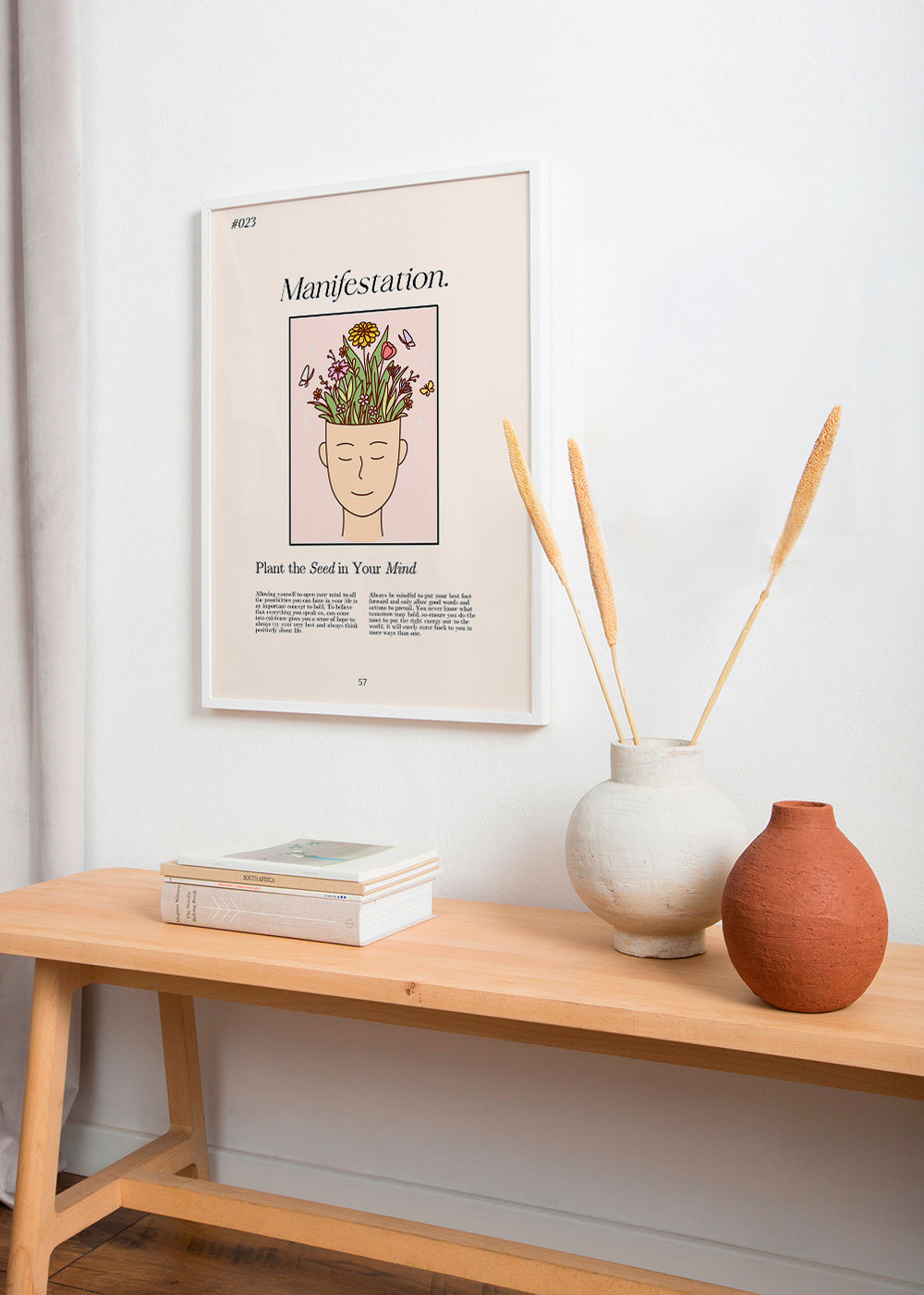 Illustration huvud med växter – Product1