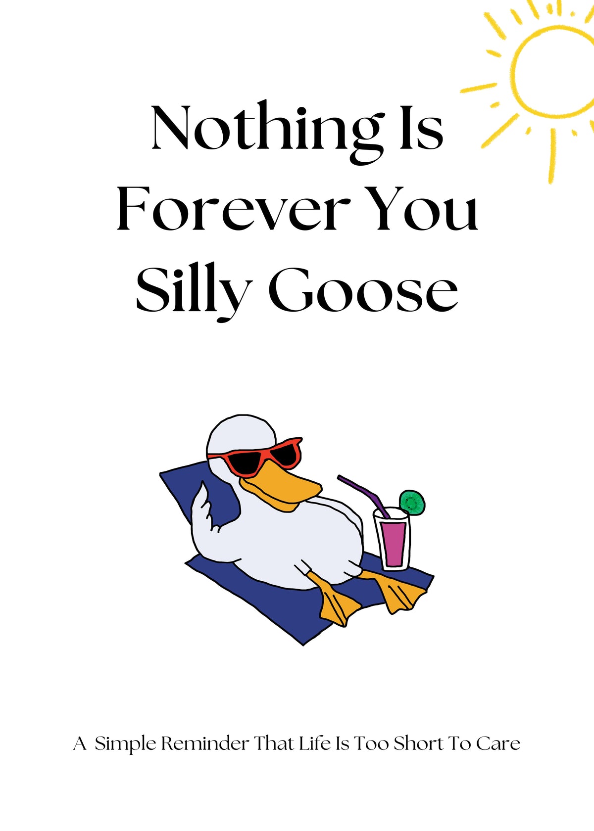 Relaxed Goose Vibes - Unframed art print