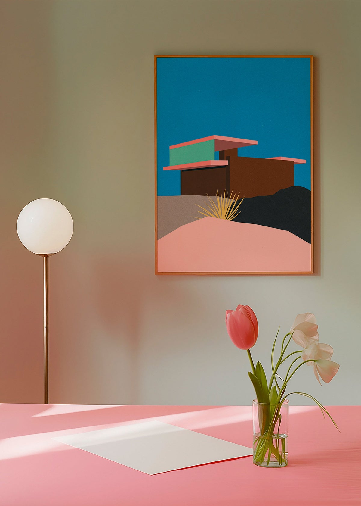 Illustration av ökenhus – Product1