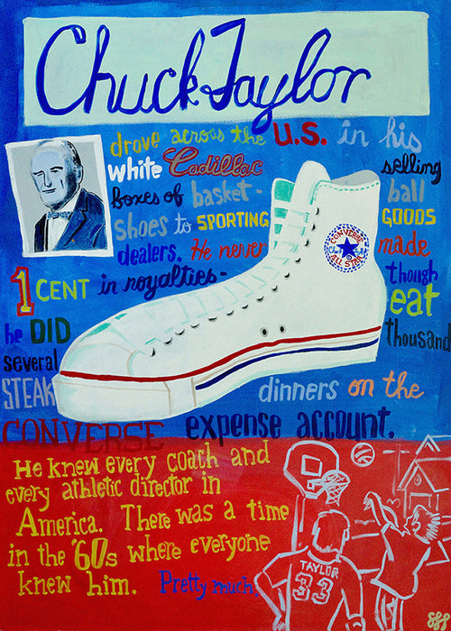 Sportkonst Chuck Taylor sneaker poster