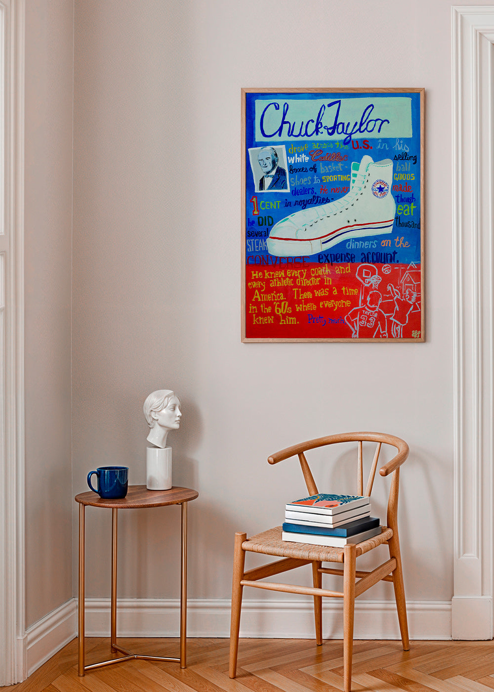 Sportkonst Chuck Taylor sneaker poster – Product1