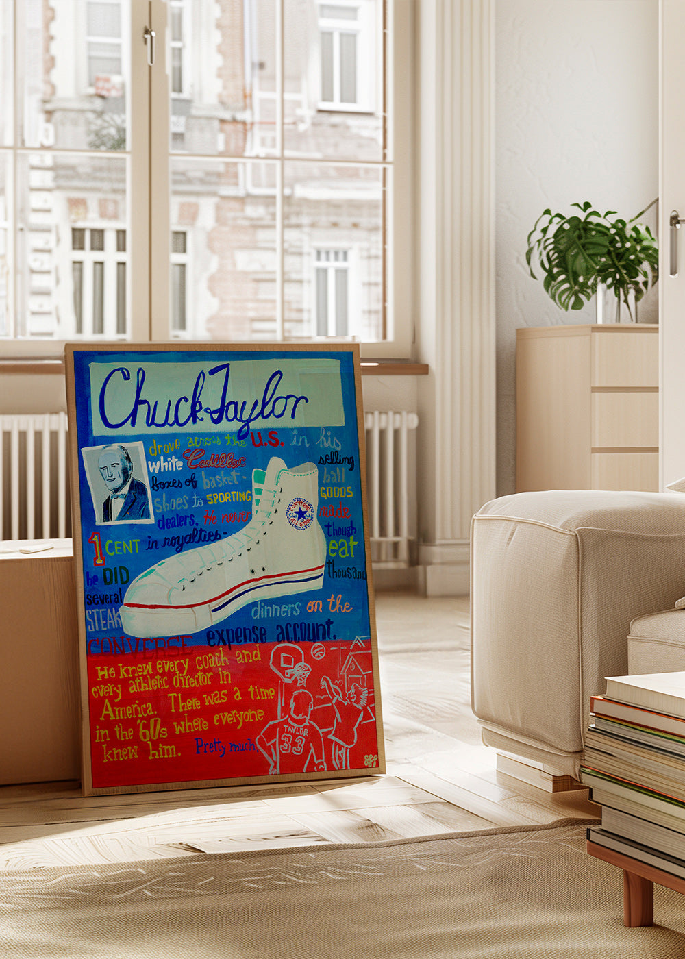 Sportkonst Chuck Taylor sneaker poster – Product2