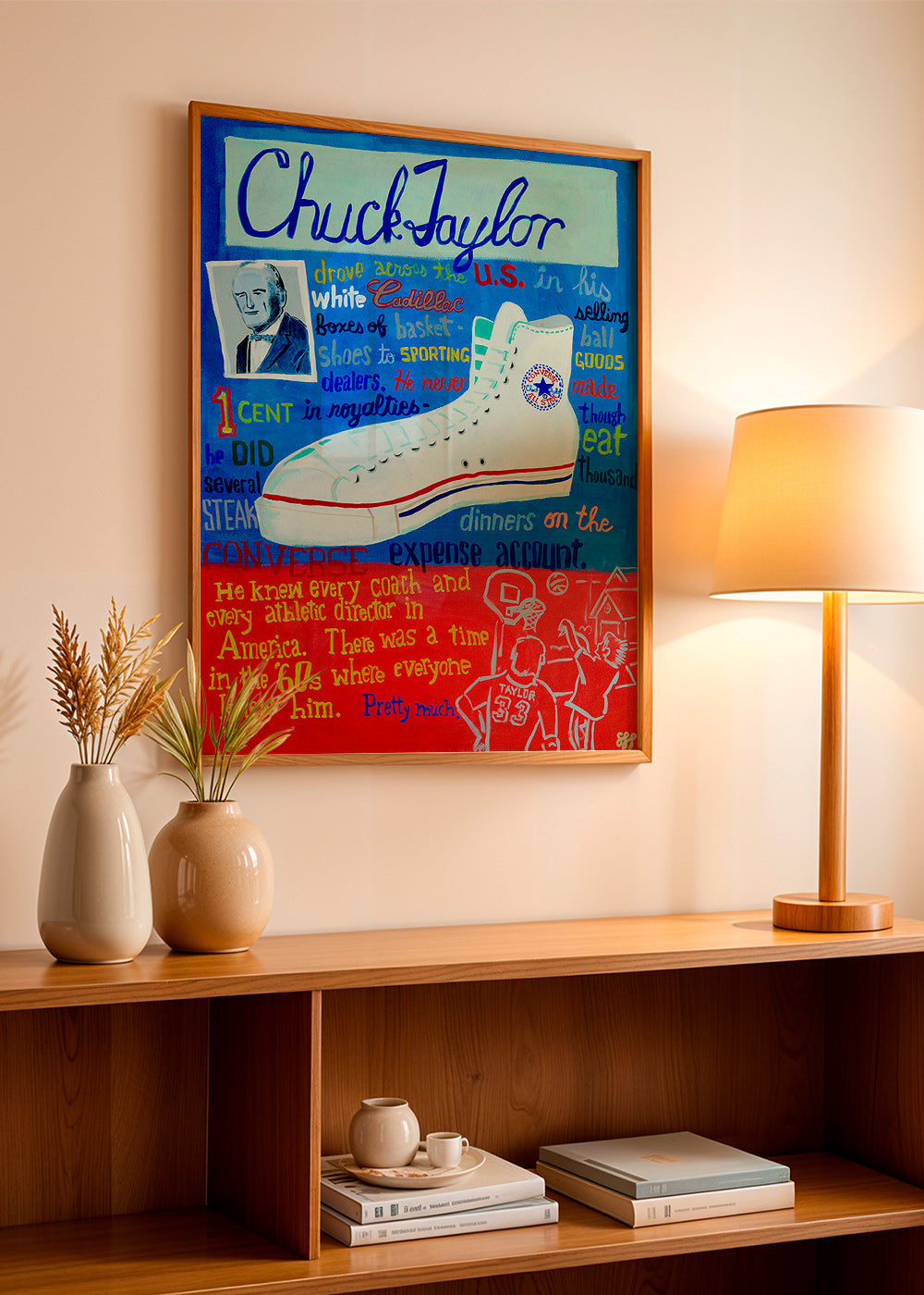 Sportkonst Chuck Taylor sneaker poster – Product3