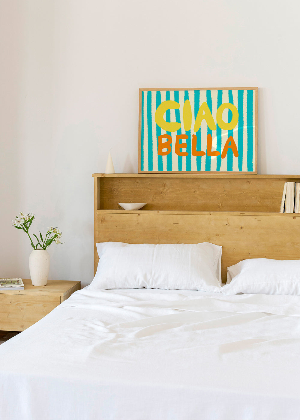 Typografisk illustration Ciao Bella – Product2