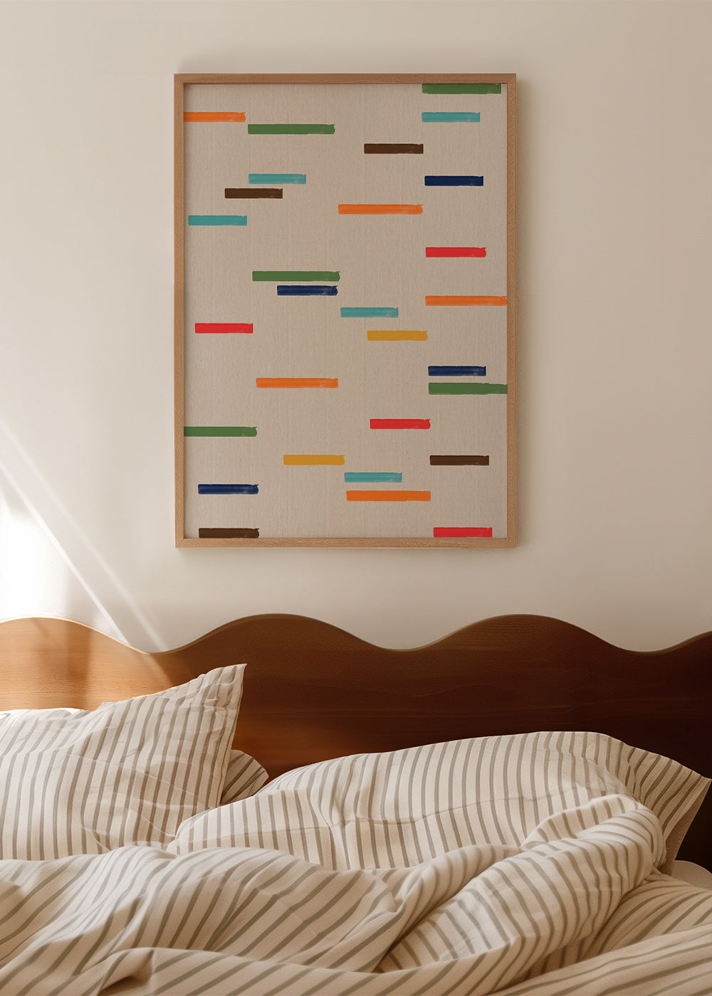 Abstrakt konst med flytande ränder – Product2