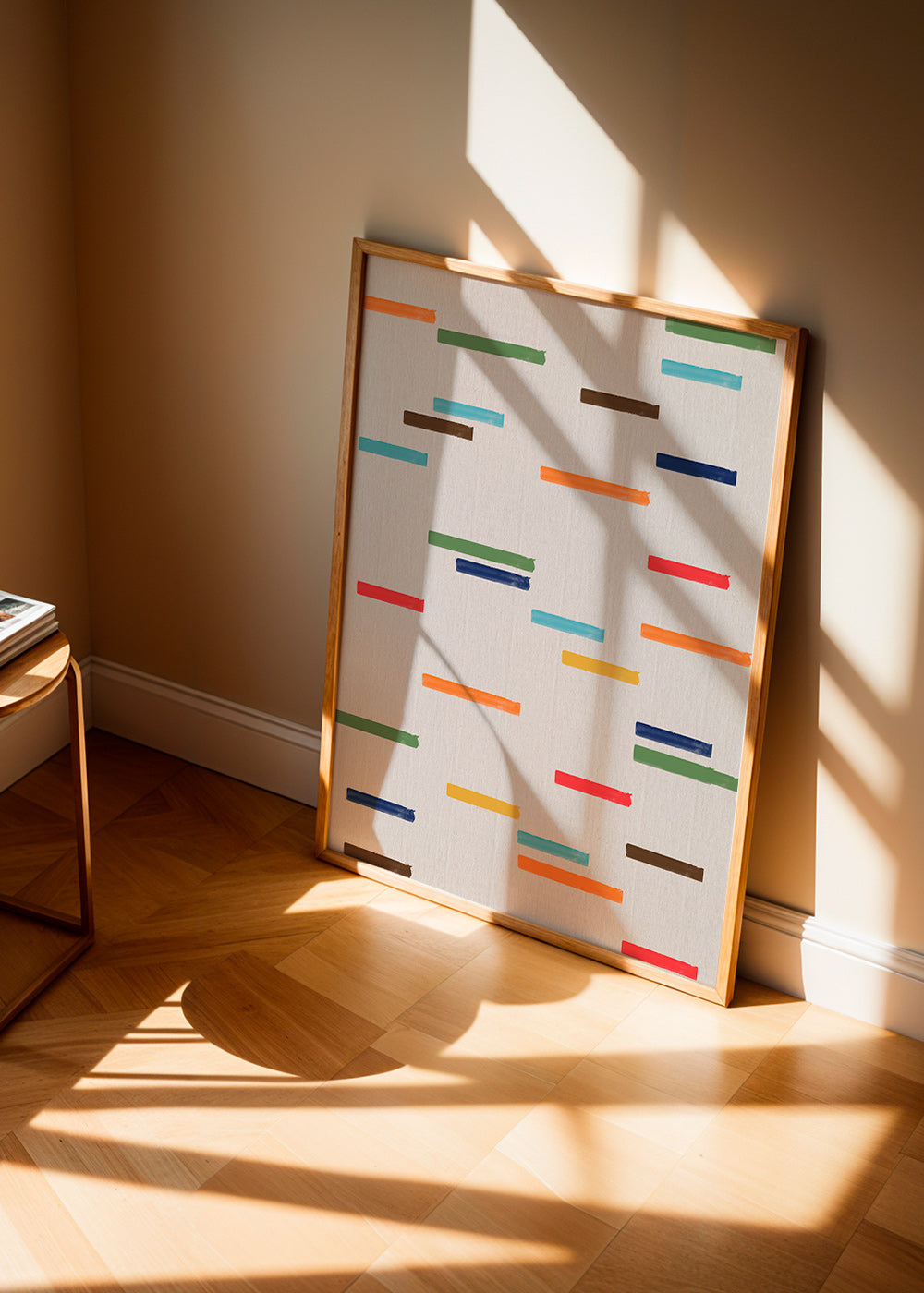 Abstrakt konst med flytande ränder – Product3