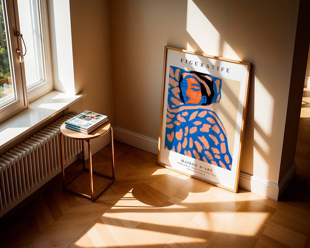 Figurativ illustration kvinna insvept – Product3
