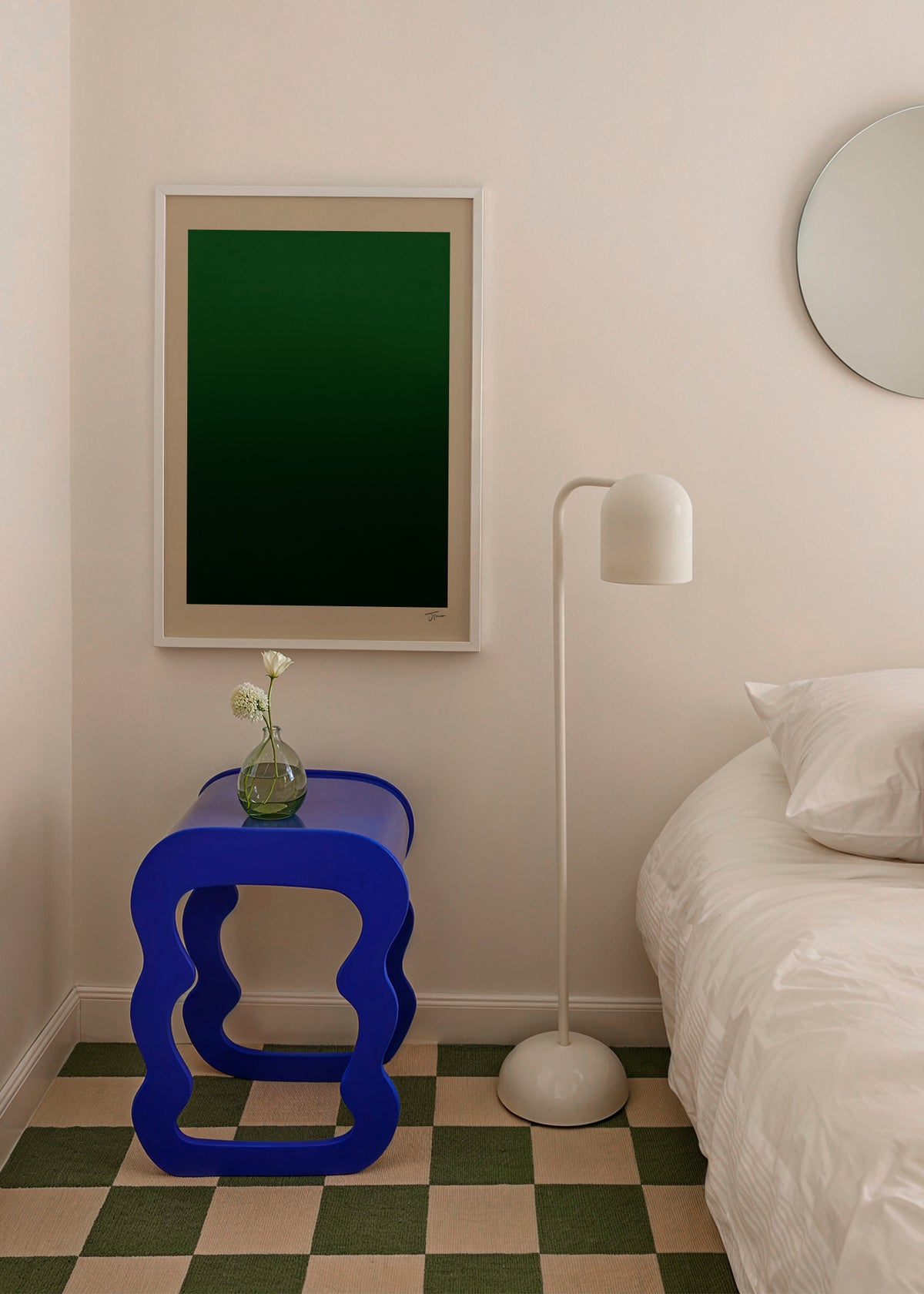 Forest Depth - Framed poster in an interior