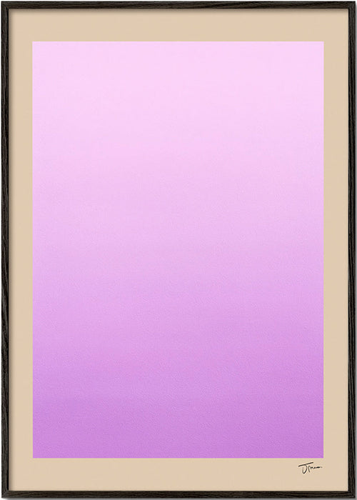 Abstrakt konst lavendelgradient vertikal – Black Frame