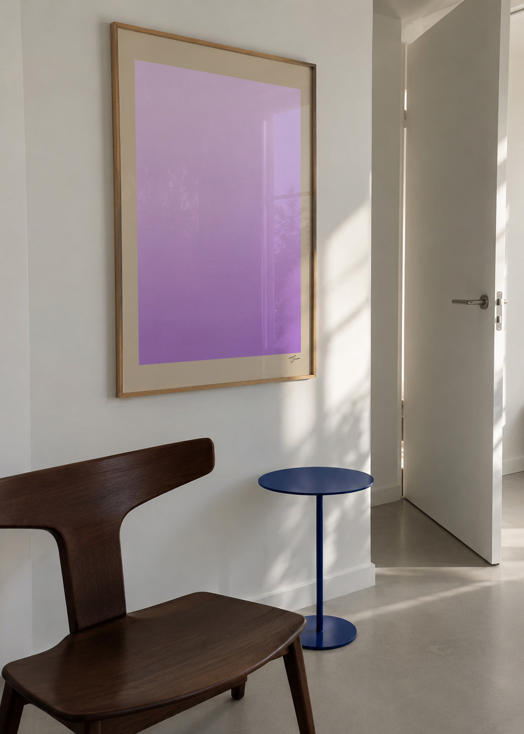 Lavender Haze - Framed poster in an interior