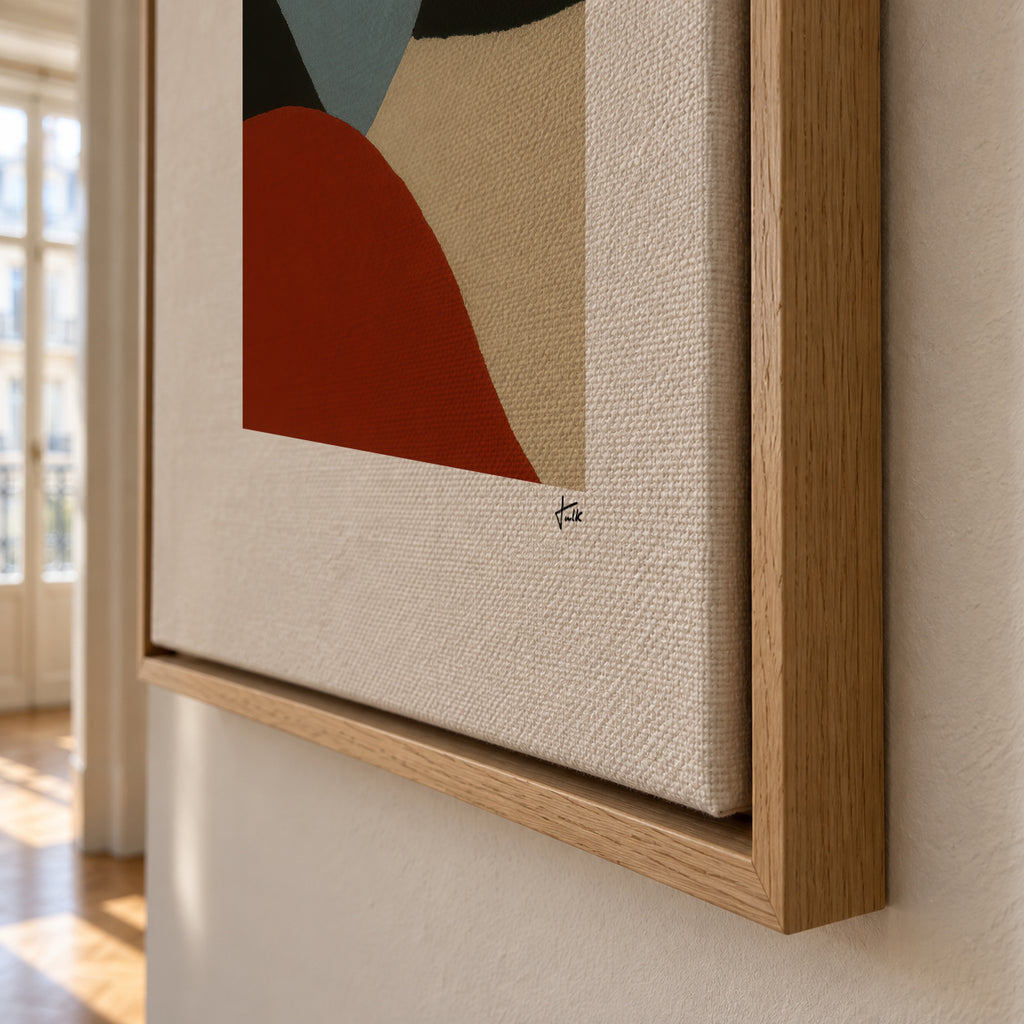Interlude II - Framed canvas detail