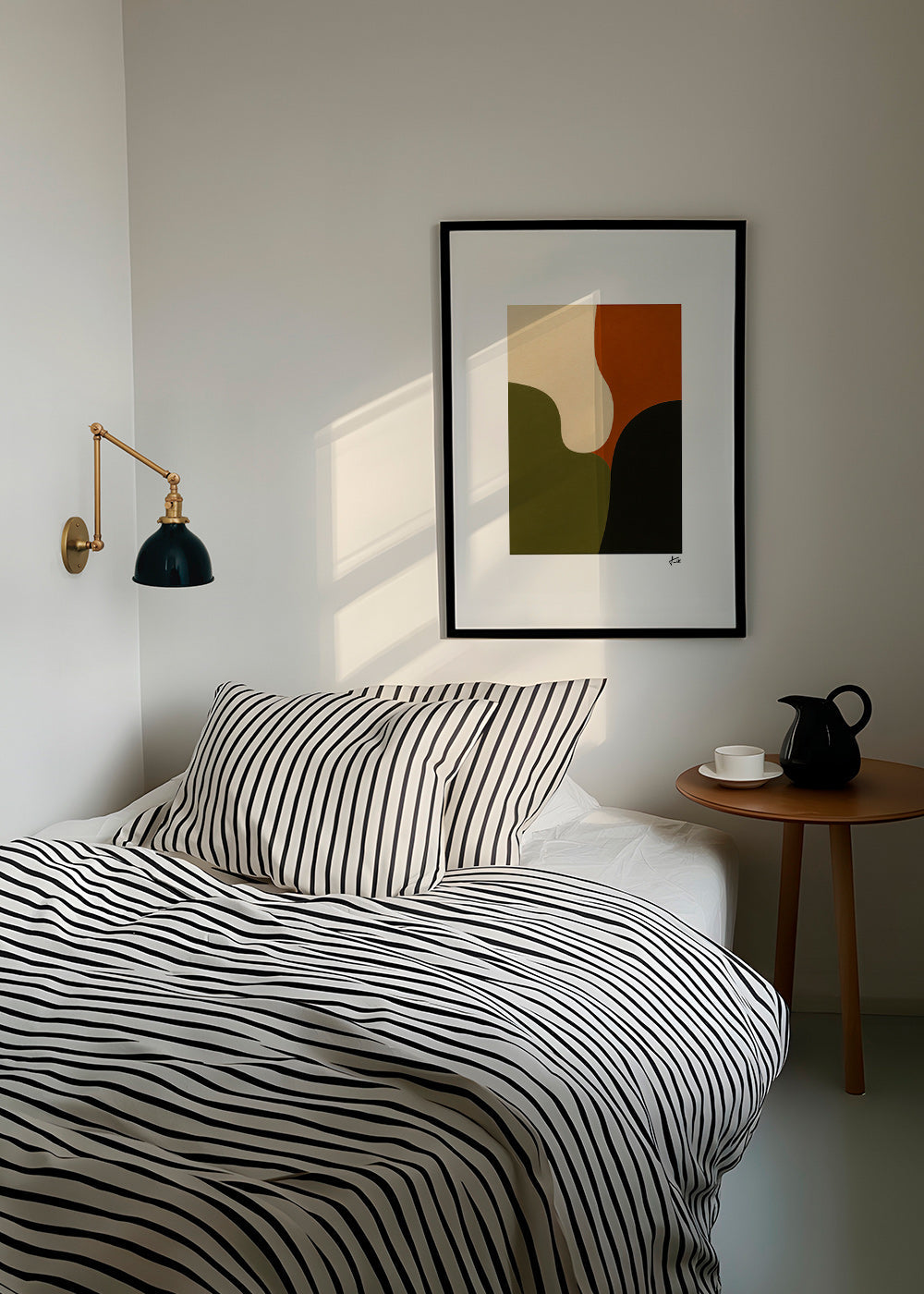 Minimalistisk affisch med olivformer – Product2