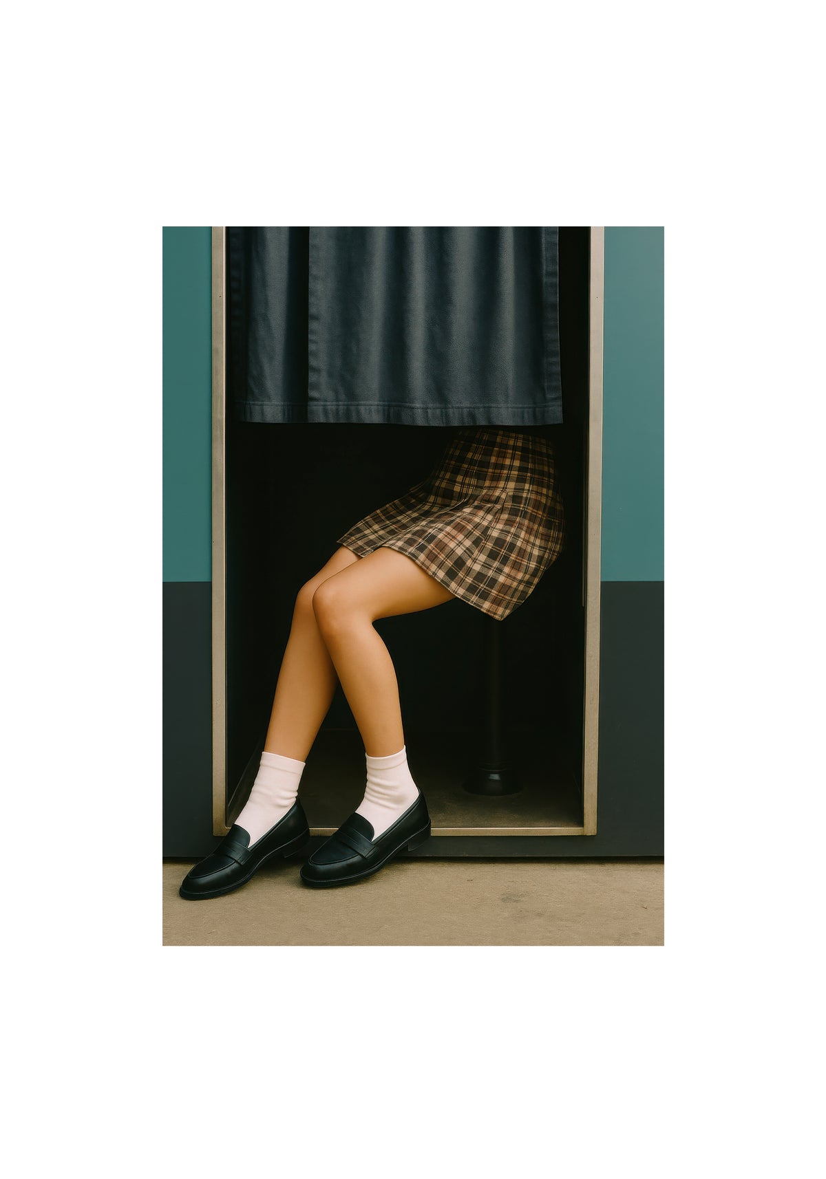 Waiting Booth - Unframed art print