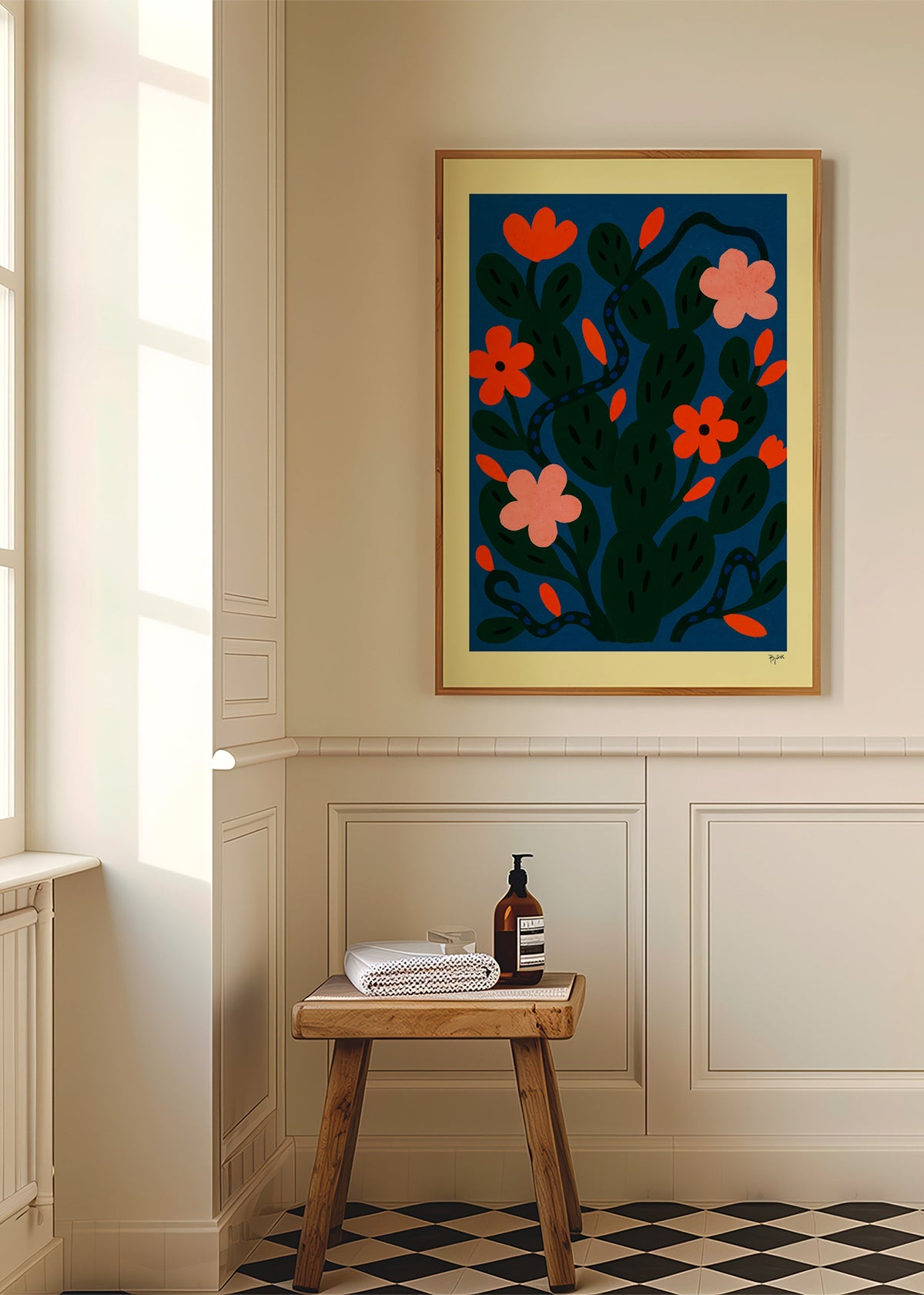 Botanisk poster Midnattsblommor – Product1