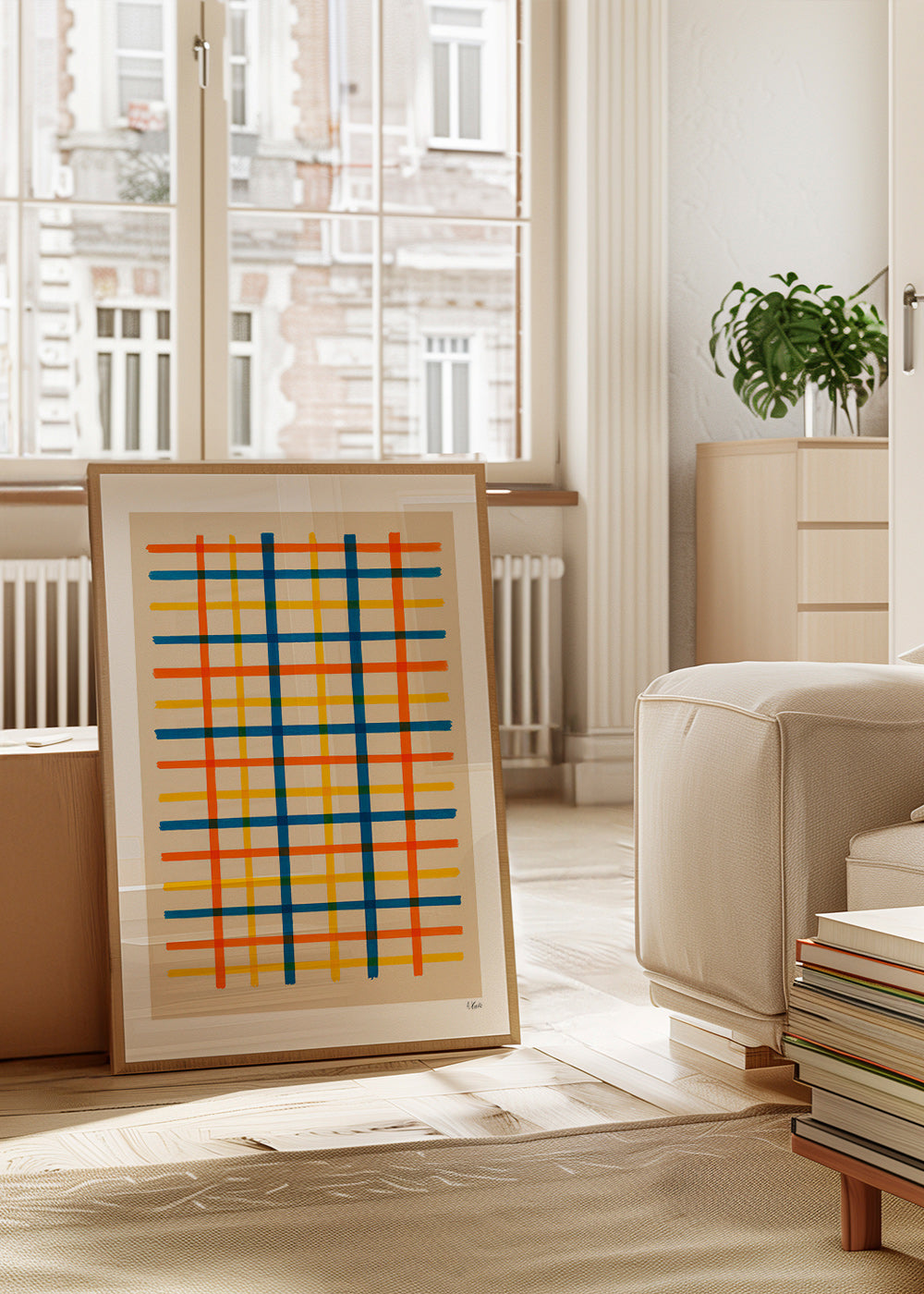 Geometrisk tavla färgrutnät – Product2