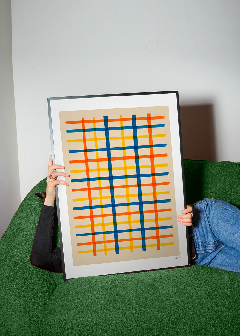 Geometrisk tavla färgrutnät – Product3