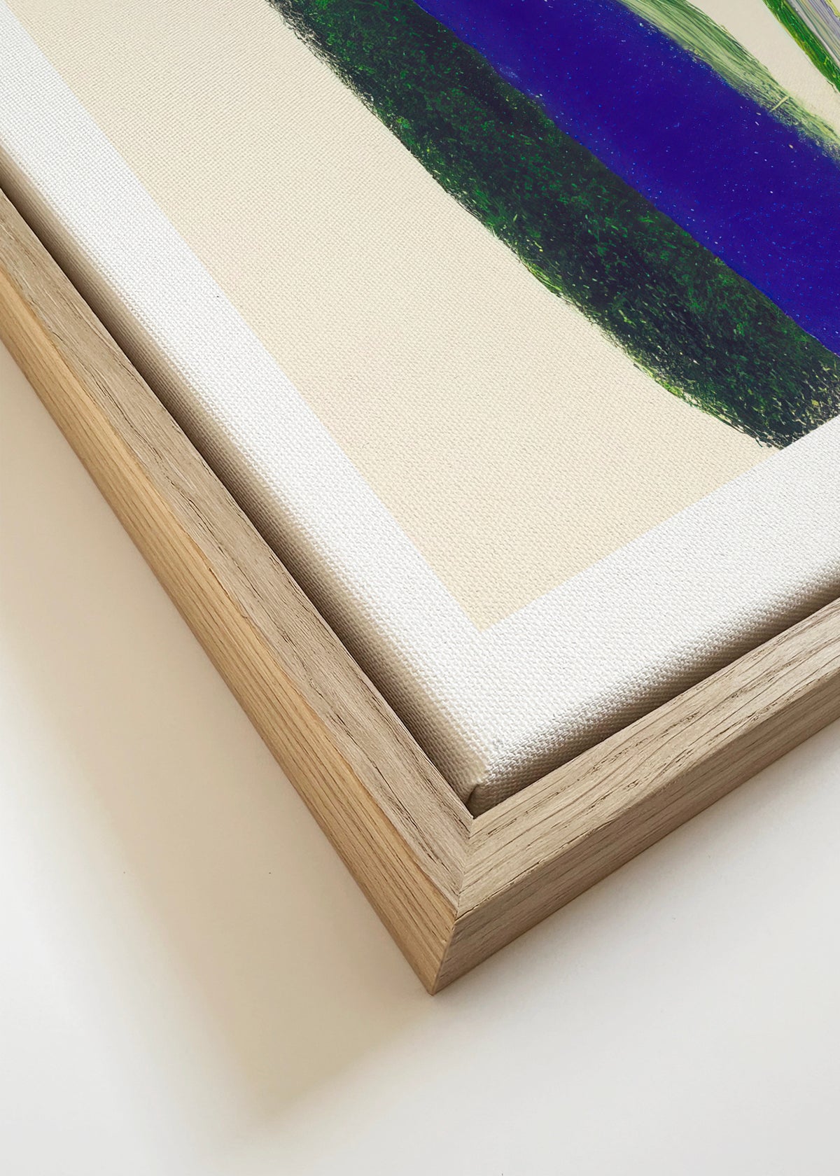 Soft Tulip - Framed canvas detail