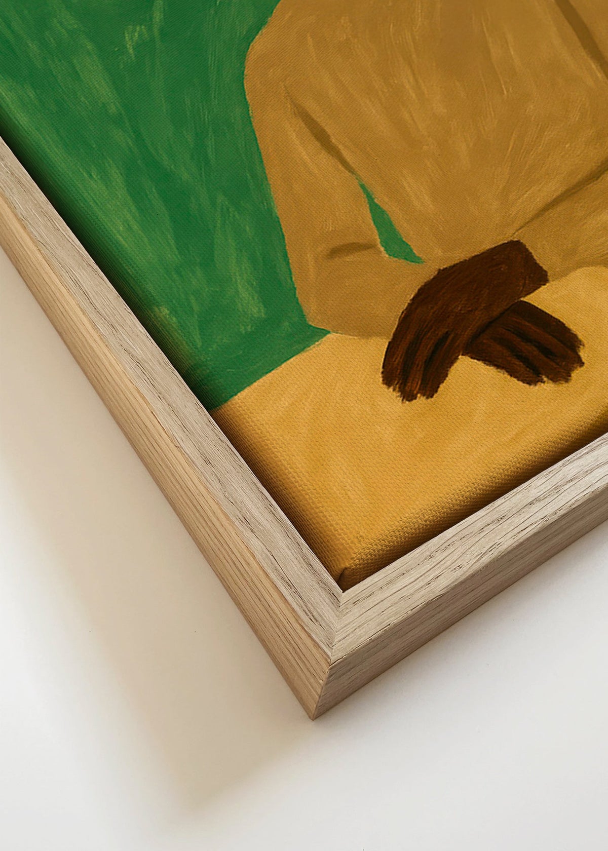 Tavla häst i tröja – Canvas detail