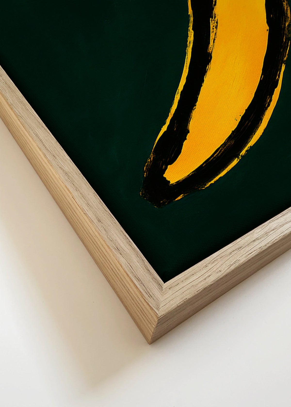 Kökskonst pop-banan – Canvas detail