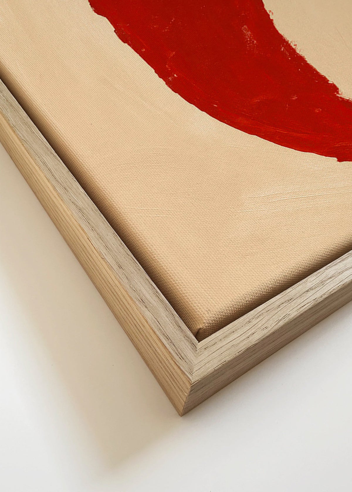 Kökskonst röd chili målning – Canvas detail