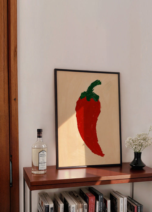 Kökskonst röd chili målning – Product1