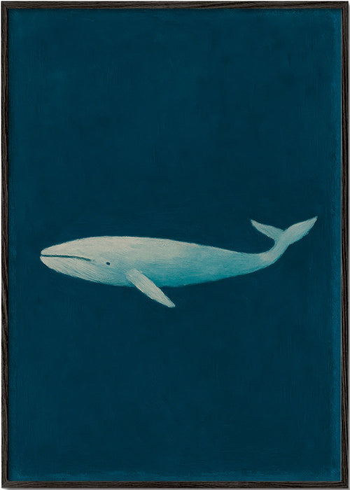 Tavla djuphavsval – Black Frame