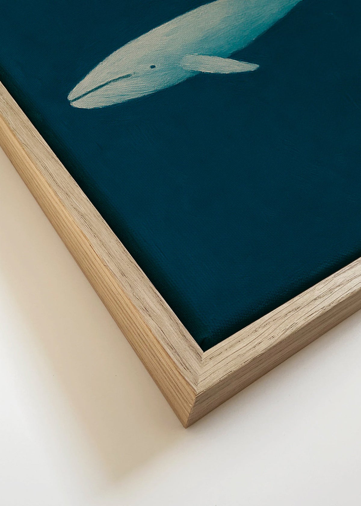 Tavla djuphavsval – Canvas detail