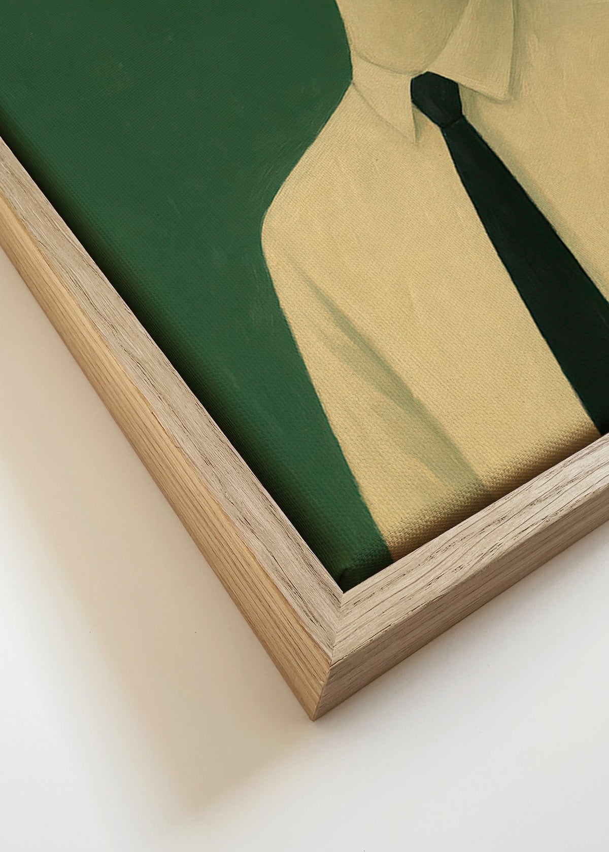 Konstverk: exekutiv gås i kostym – Canvas detail