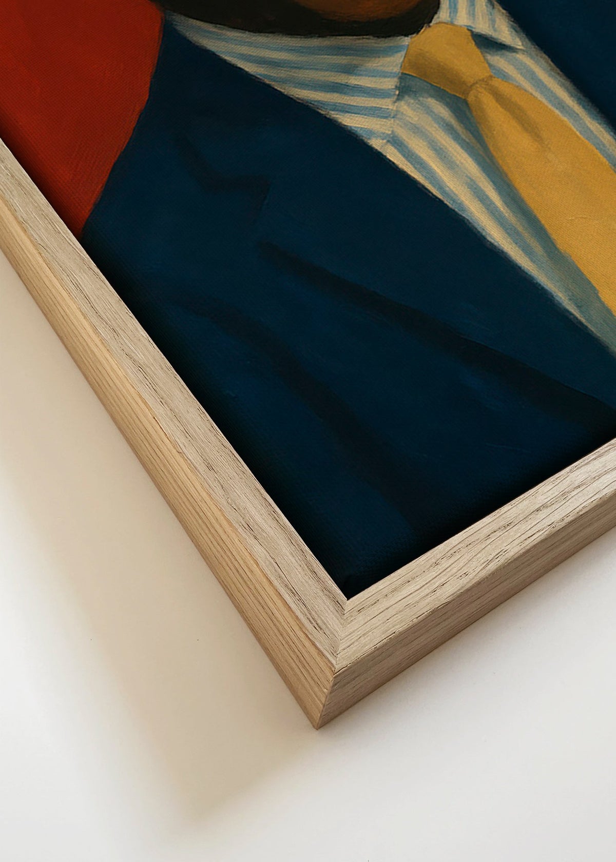 Tavla schimpans i kostym – Canvas detail