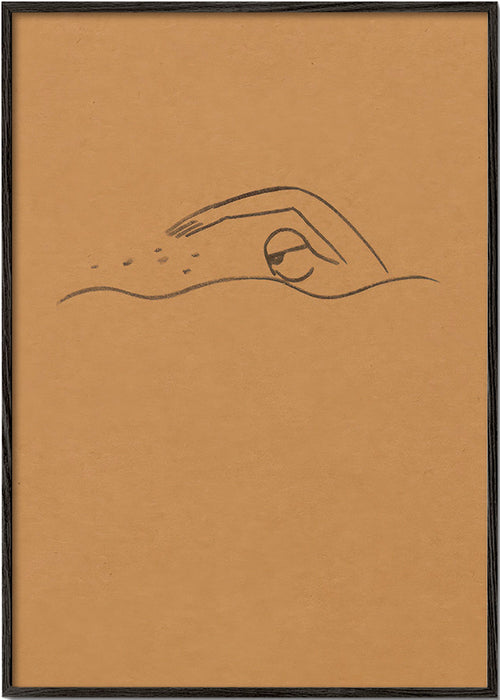 Minimalistisk simmare på kraftpapper – Black Frame