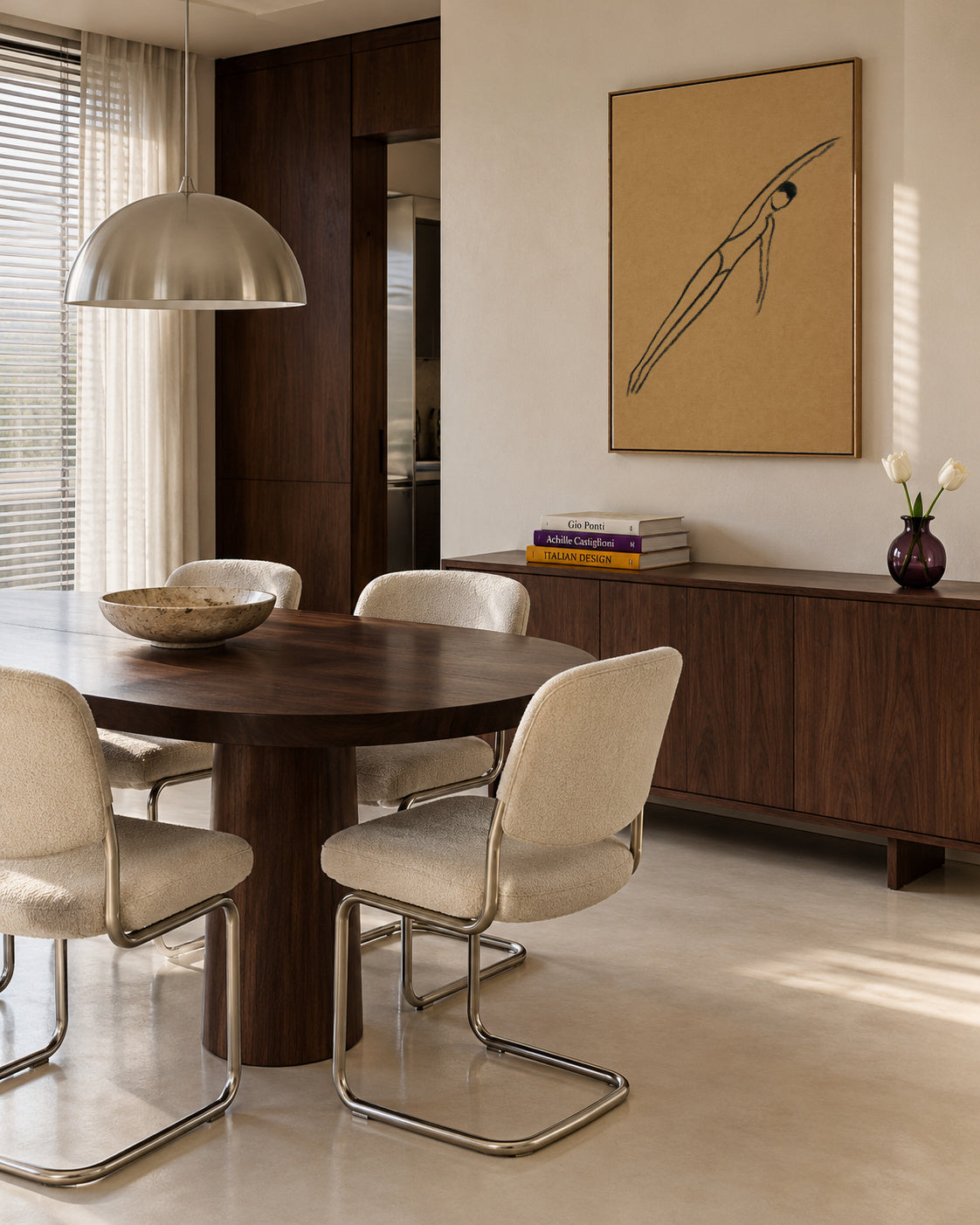 Mid-Air Suspension - Framed canvas in an interior