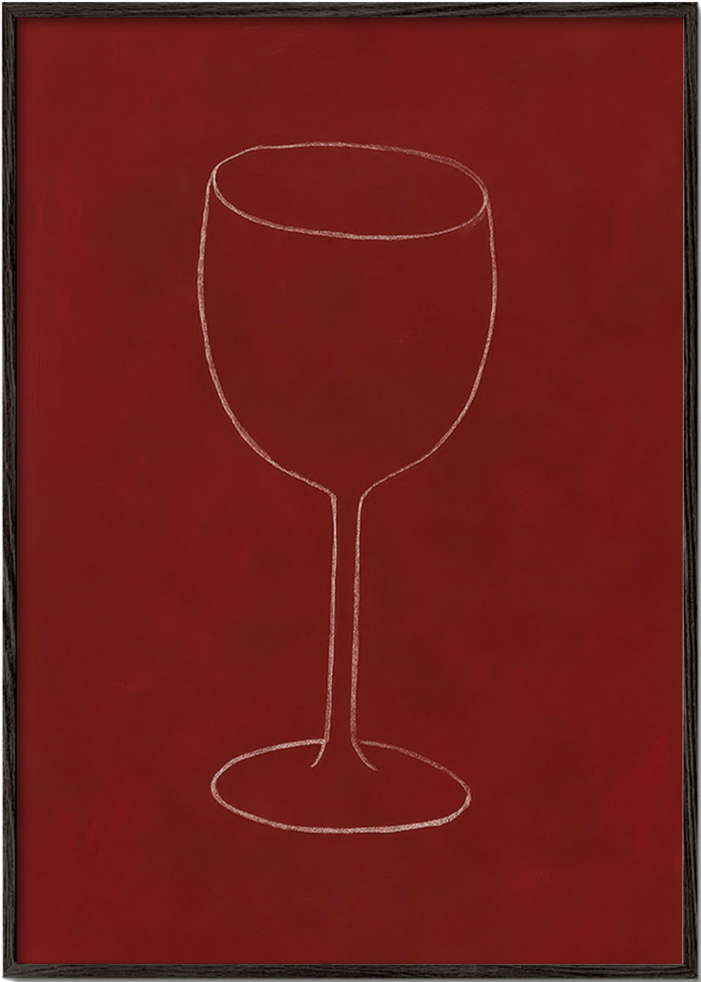 Kökskonst: vinglassets siluett – Black Frame