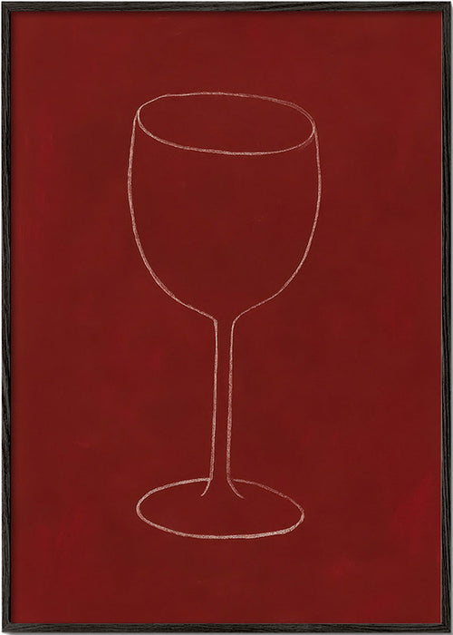 Kökskonst: vinglassets siluett – Black Frame