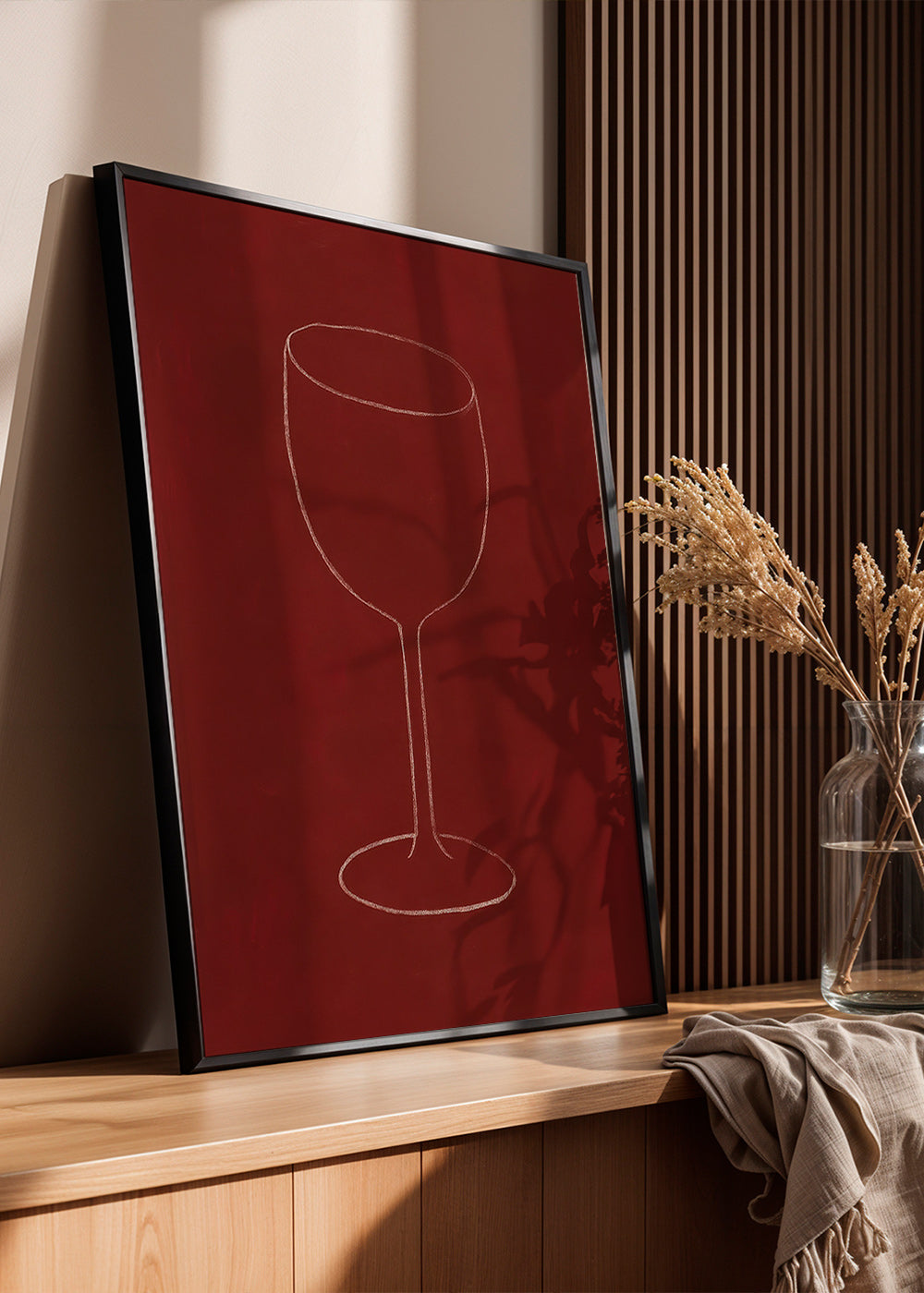Kökskonst: vinglassets siluett – Product3