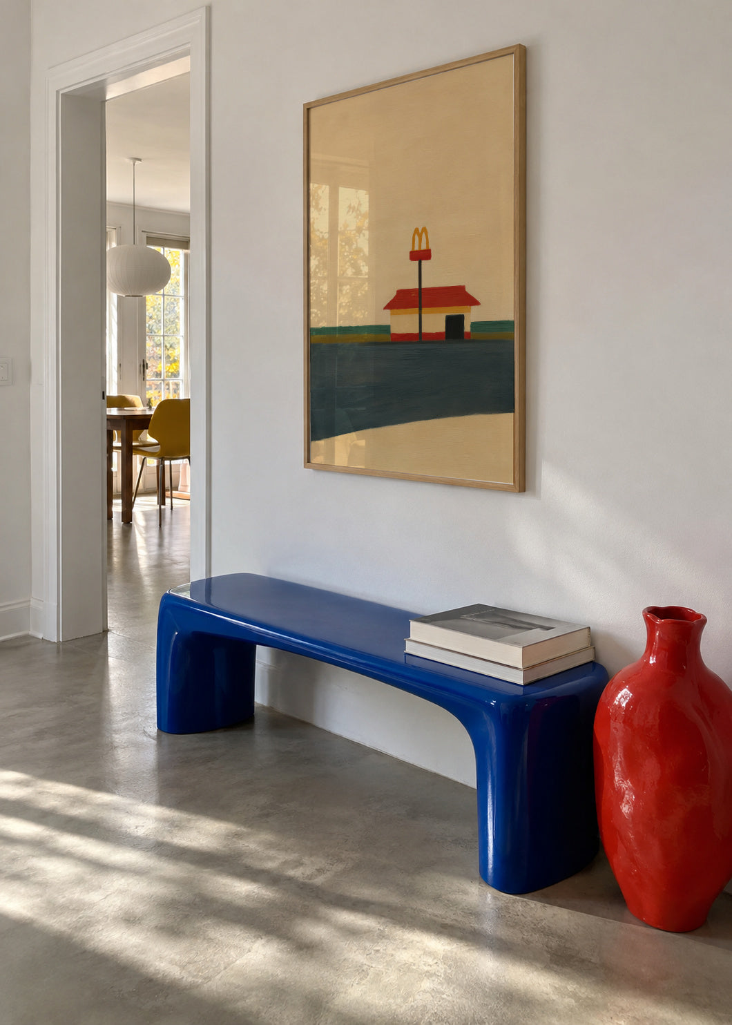 Golden Arches Horizon - Framed poster in an interior