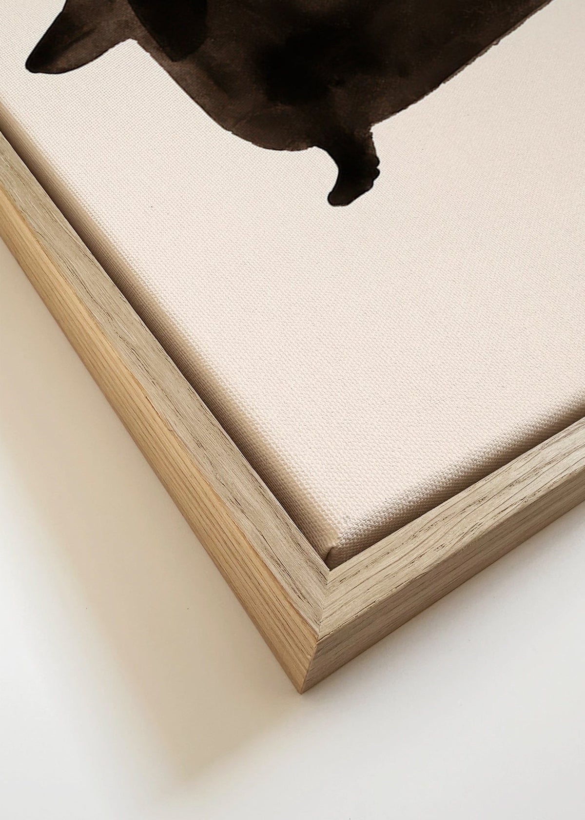 Affisch tax silhuett minimalistisk – Canvas detail