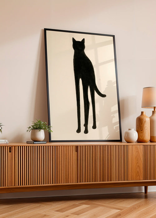 Konst med förlängd kattsiluett – Product1