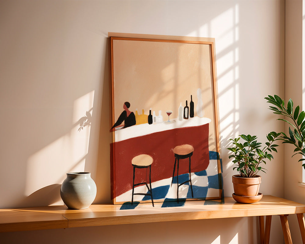 Kökskonst: bar med glas – Product1