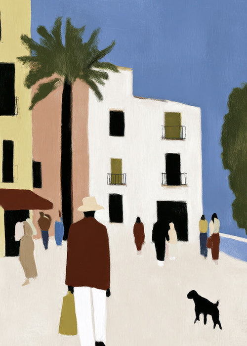 Kökskonst: Medelhavs-promenad med palm