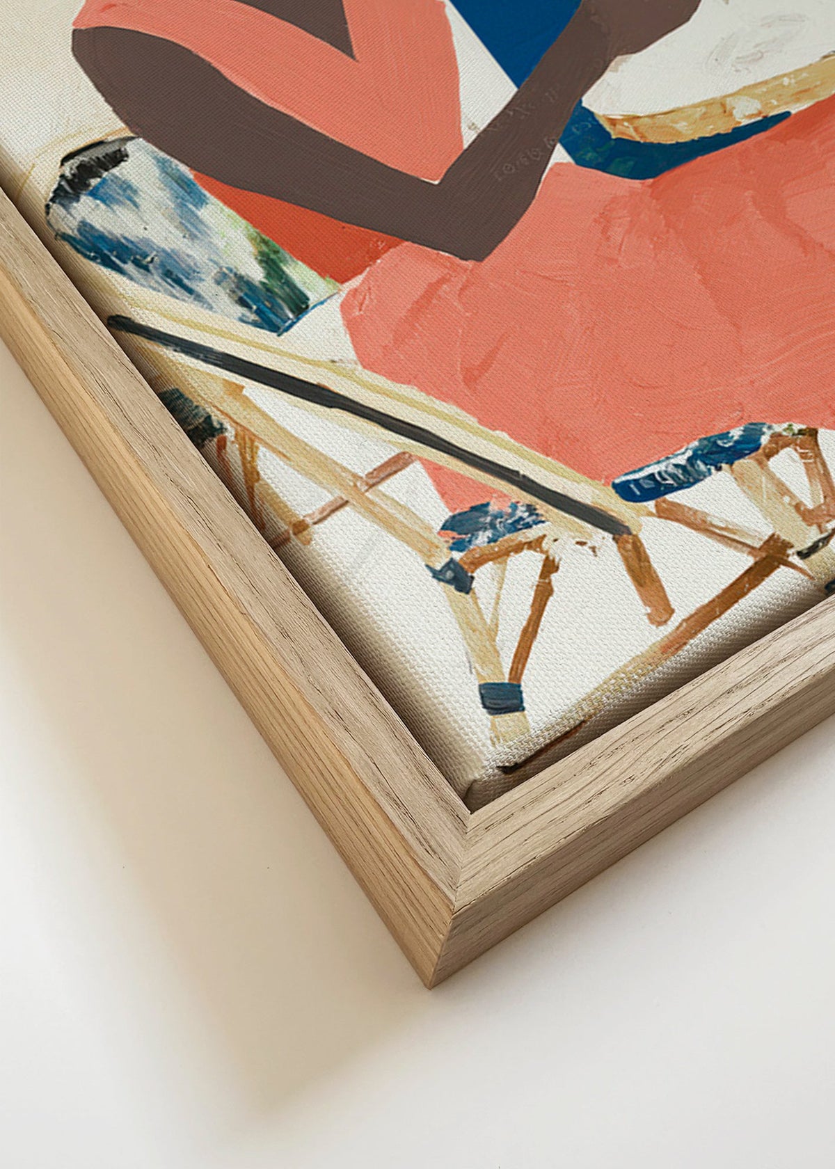 Kökskonst kvinna med vinglas – Canvas detail