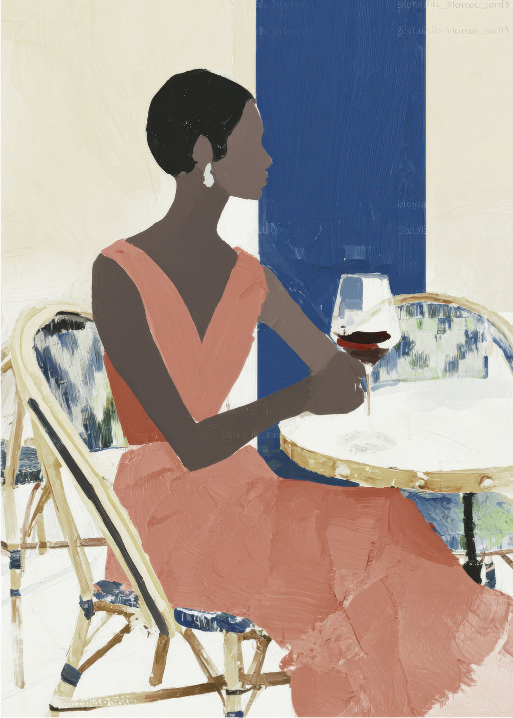 Terrace Rose - Unframed art print