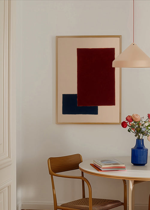 Geometrisk tavla med överlappande rektanglar – Product1
