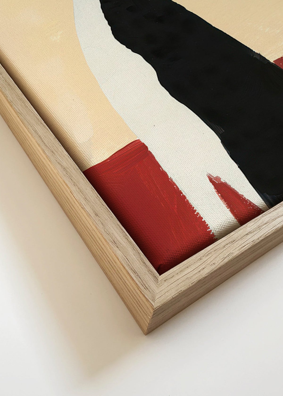 Elegant vinthund konst i minimalistisk stil – Canvas detail