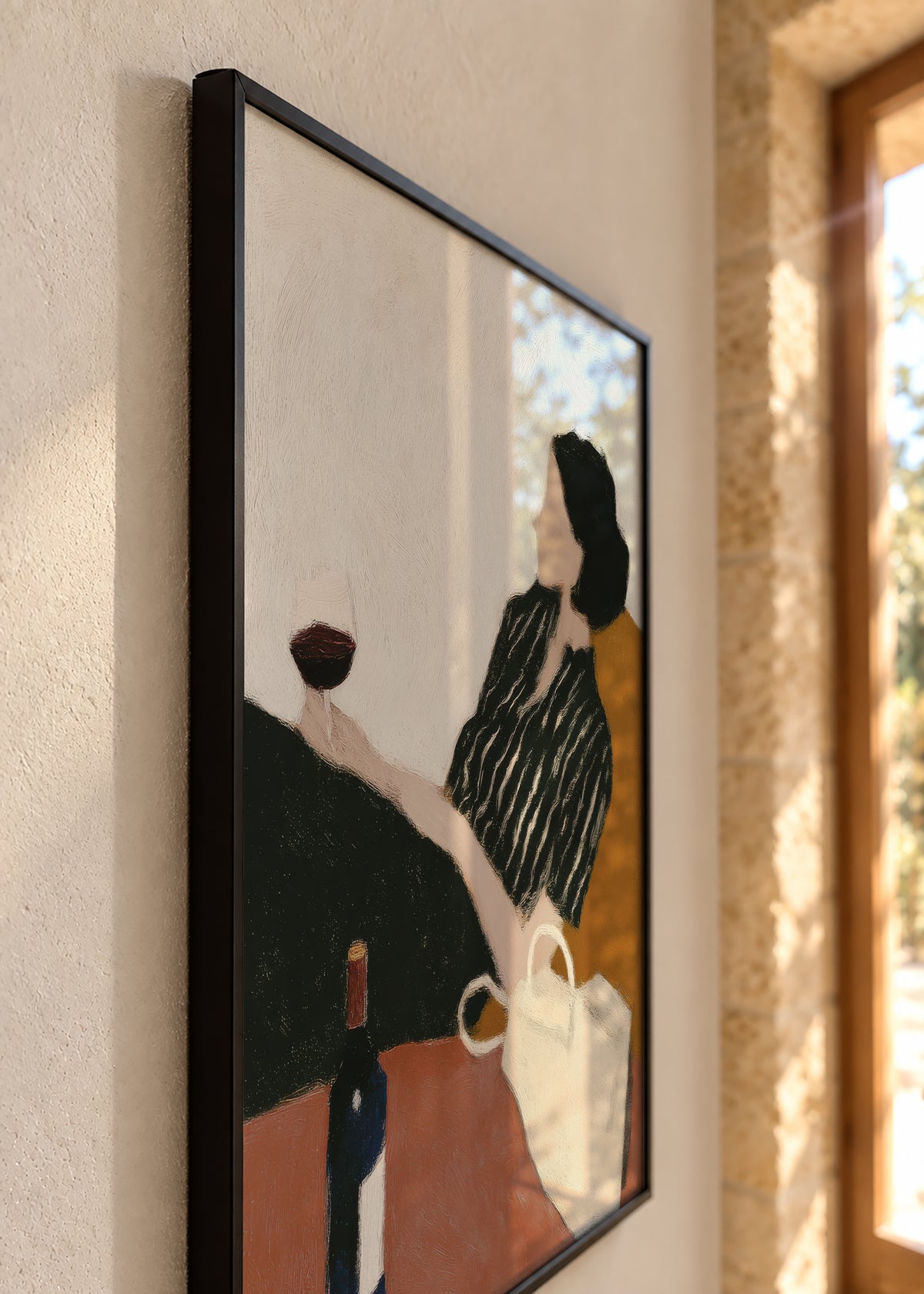 Terrace Thoughts - Framed poster detail